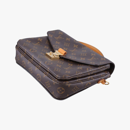 Louis Vuitton Pochette Metis MM Monogram Brown Canvas Handbag — view 4