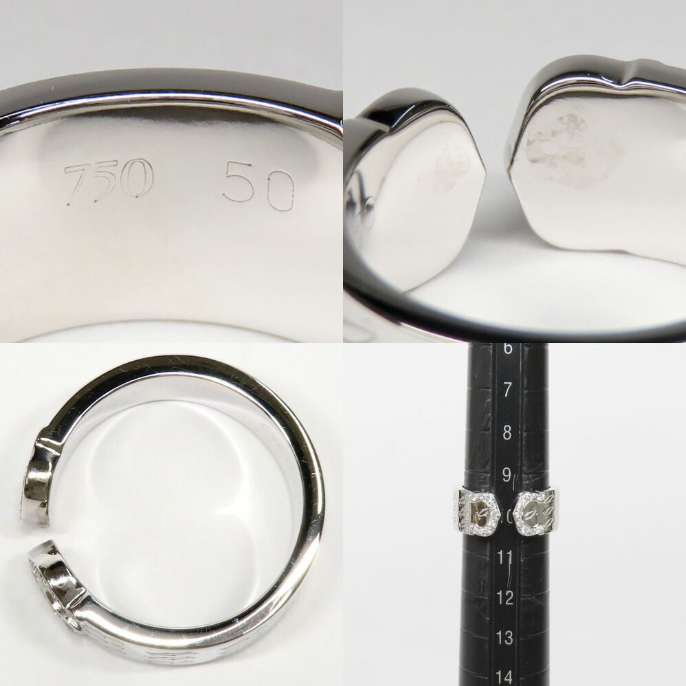 Cartier C2 Ring Christmas Limited Diamond 50 Polished — view 9