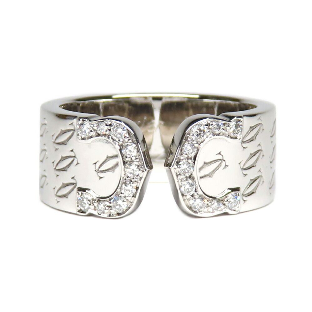 Cartier C2 Ring Christmas Limited Diamond 50 Polished