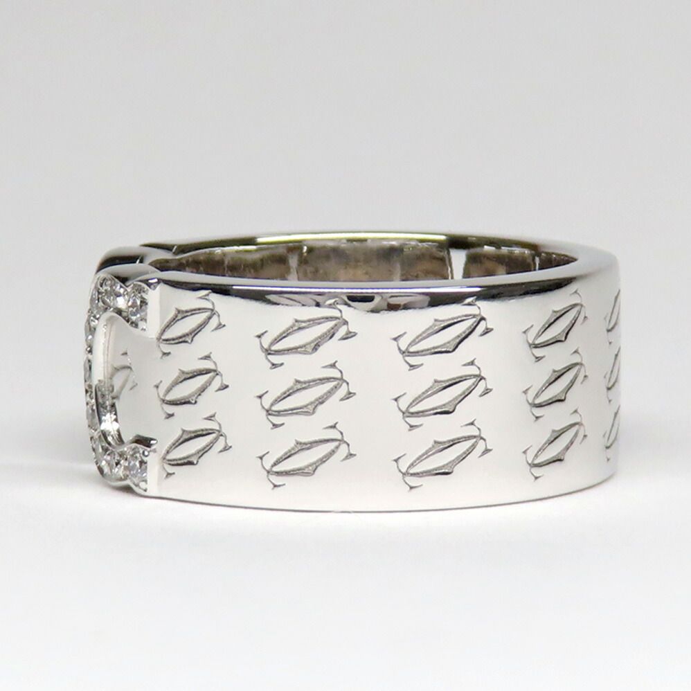 Cartier C2 Ring Christmas Limited Diamond 50 Polished — view 3