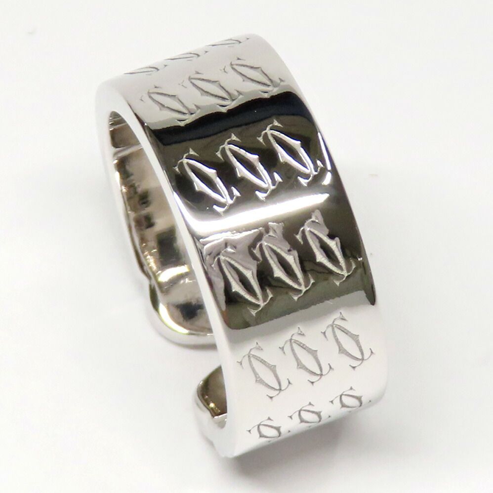 Cartier C2 Ring Christmas Limited Diamond 50 Polished — view 7