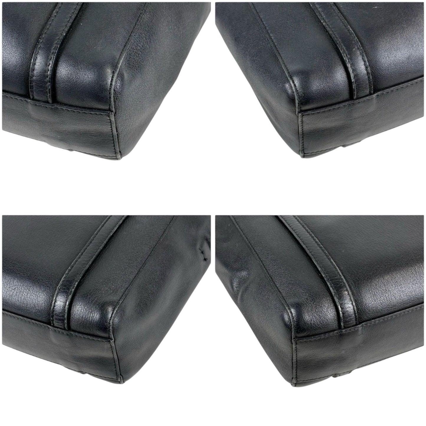 Balenciaga Everyday Tote XS Black Leather Logo Print — view 6