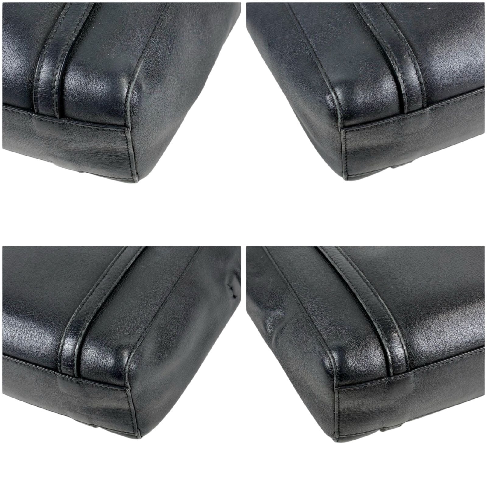 Balenciaga Everyday Tote XS Black Leather Logo Print — view 6
