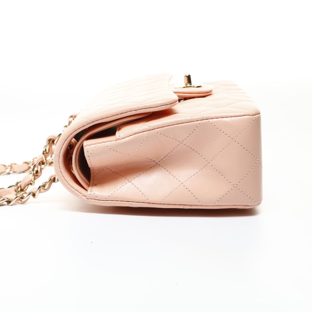 Chanel Shoulder Bag Quilted Double Flap Lambskin — view 3