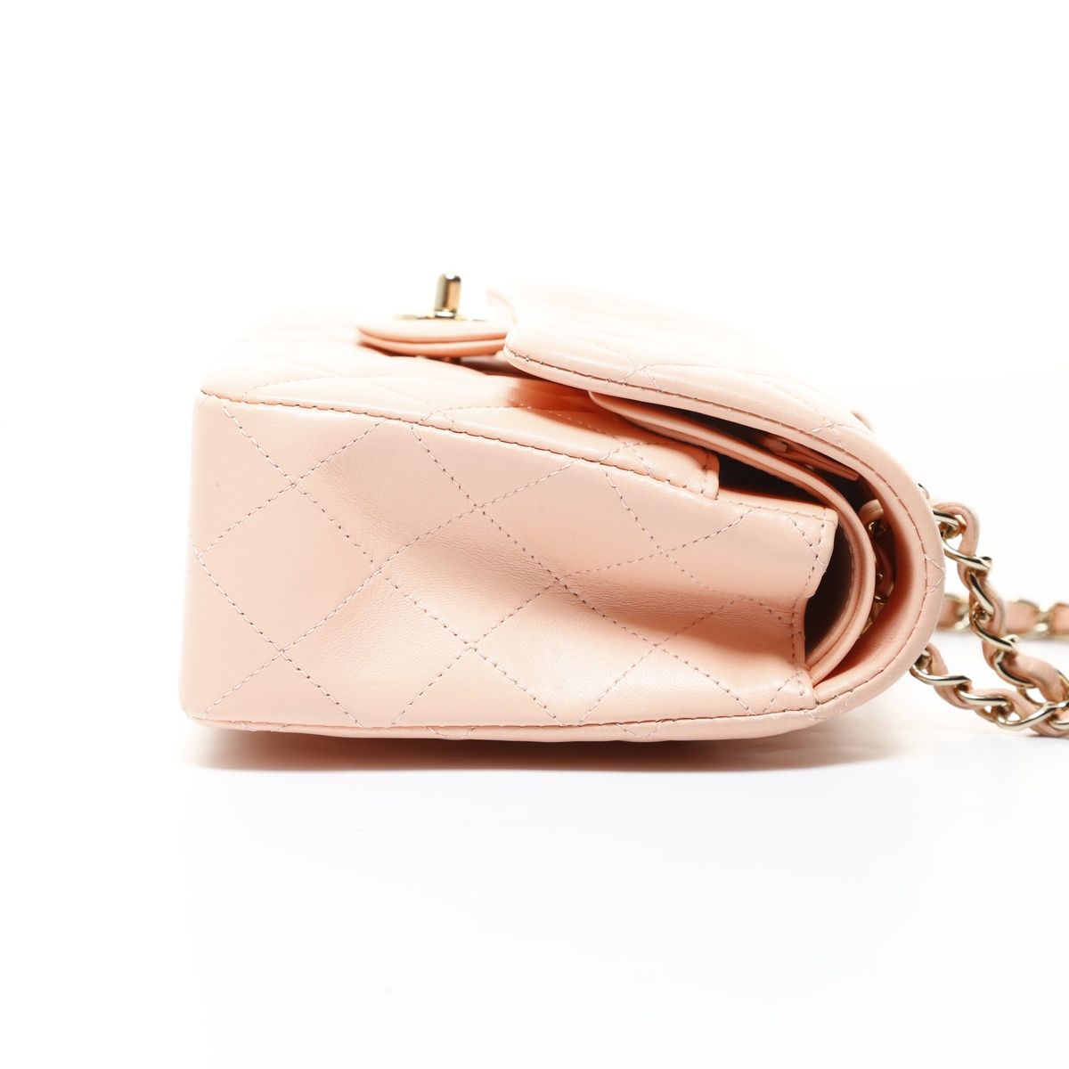 Chanel Shoulder Bag Quilted Double Flap Lambskin — view 4