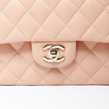 Chanel Shoulder Bag Quilted Double Flap Lambskin — view 8