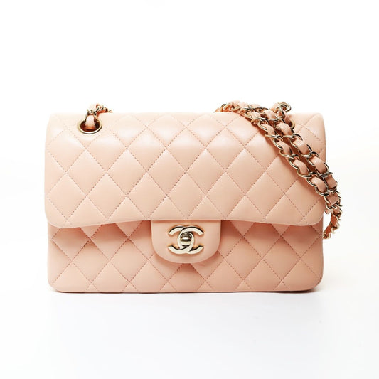 Chanel Shoulder Bag Quilted Double Flap Lambskin