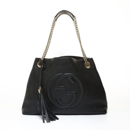Gucci Shoulder Bag Soho Leather Chain