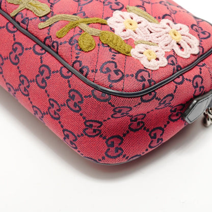 Gucci Shoulder Bag GG Marmont Canvas Embroidery Chain — view 6