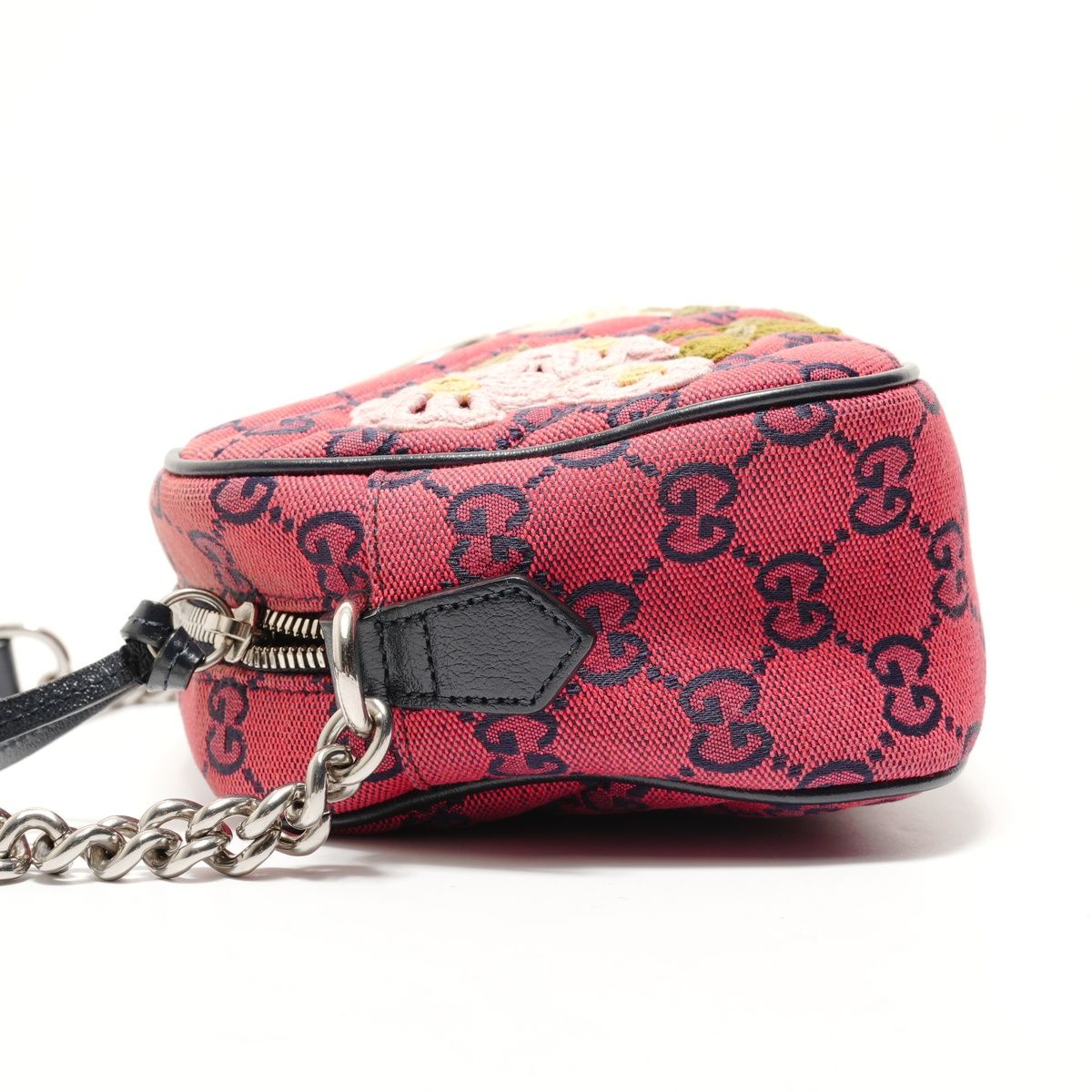 Gucci Shoulder Bag GG Marmont Canvas Embroidery Chain — view 3