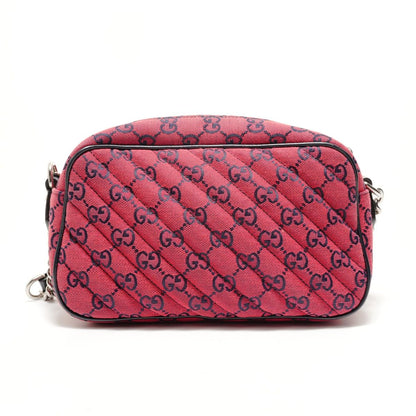 Gucci Shoulder Bag GG Marmont Canvas Embroidery Chain — view 2