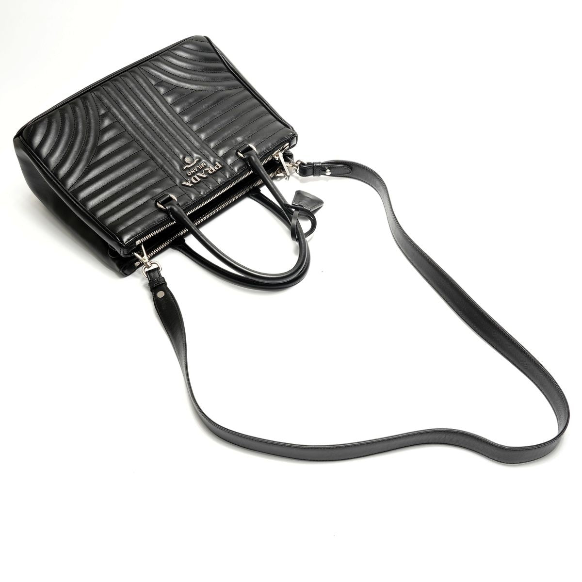 Prada Shoulder Bag Diagram 2-Way Leather — view 8