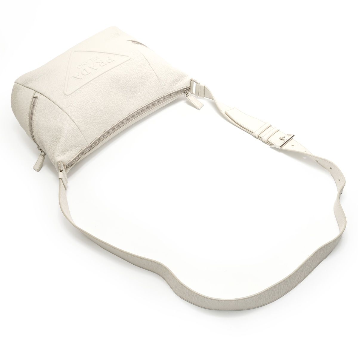 Prada Shoulder Bag Vitello Daino Cross — view 8