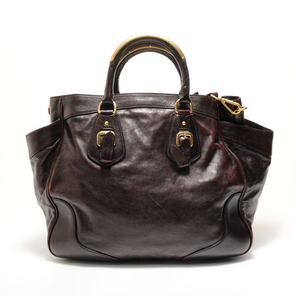 Prada Handbag Grasseca Frazi Dome Satchel — view 2