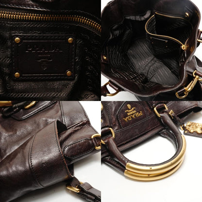 Prada Handbag Grasseca Frazi Dome Satchel — view 9