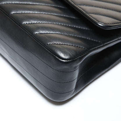 Chanel Shoulder Bag Chez Blanc CC Logo Double Flap — view 6