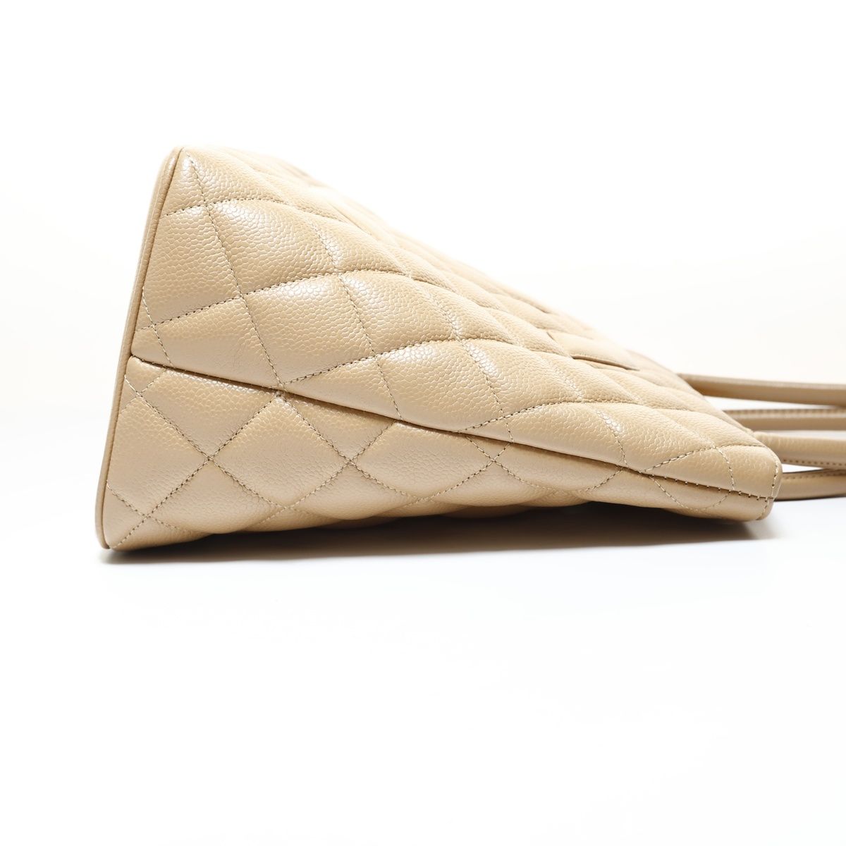 Chanel Handbag Medallion Tote Caviar Leather — view 4