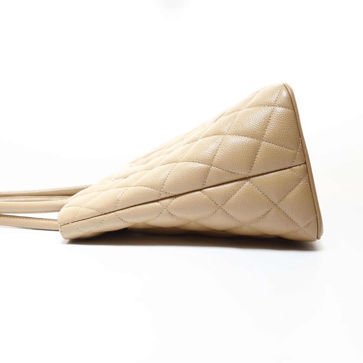 Chanel Handbag Medallion Tote Caviar Leather — view 3