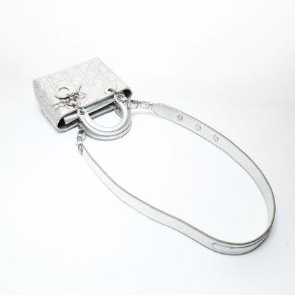 Dior Handbag Lady Cannage Metallic — view 9