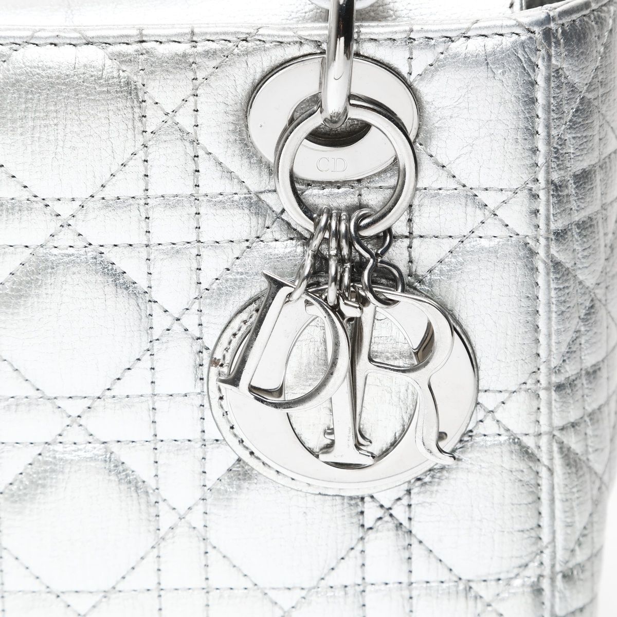 Dior Handbag Lady Cannage Metallic — view 8