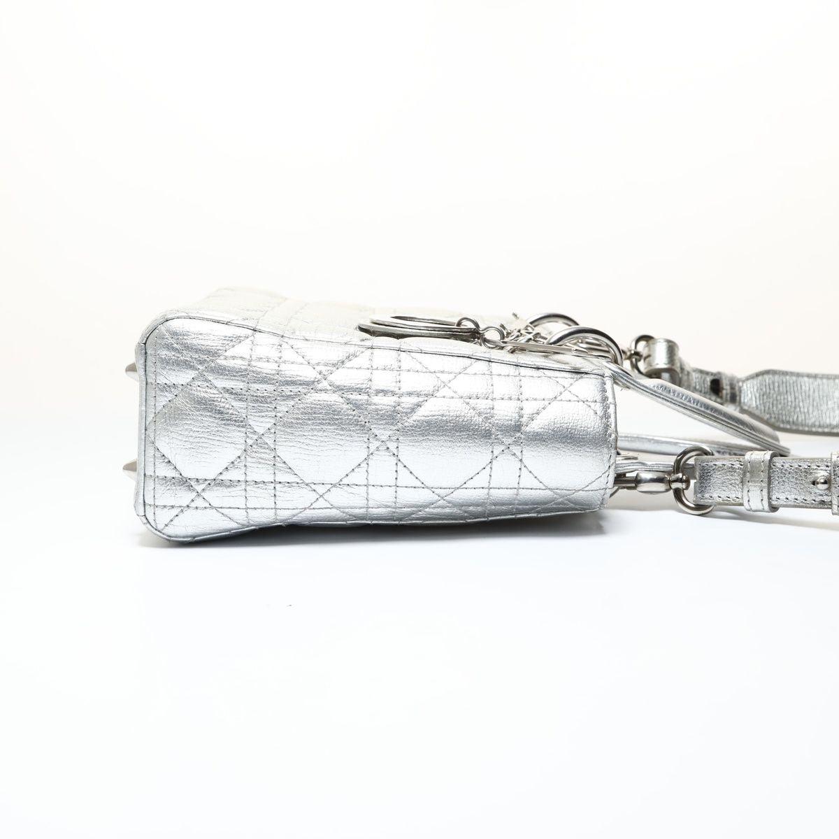 Dior Handbag Lady Cannage Metallic — view 4