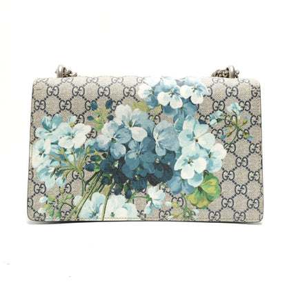 Gucci Shoulder Bag Dionysus GG Supreme Blue Mus Flora — view 2