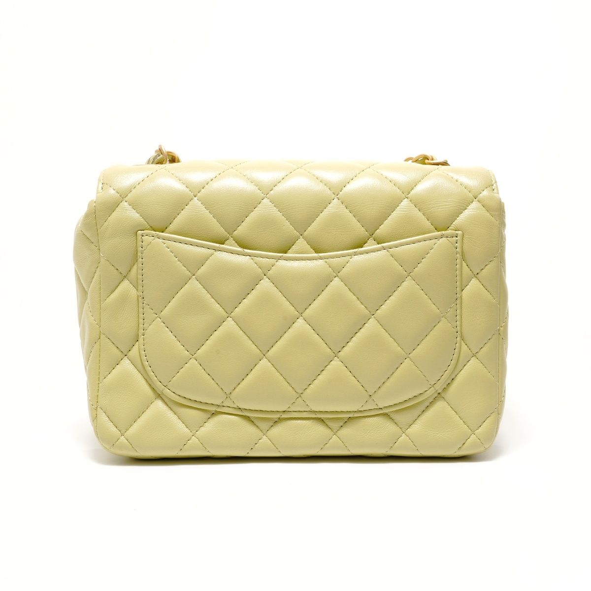 Chanel Shoulder Bag Mini Quilted Lambskin Matte Togo Rudo — view 2