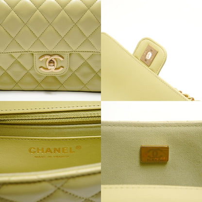 Chanel Shoulder Bag Mini Quilted Lambskin Matte Togo Rudo — view 9