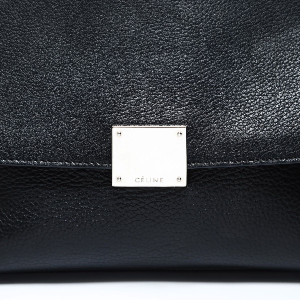 Celine Handbag Trapeze Suede Leather 2-Way — view 8