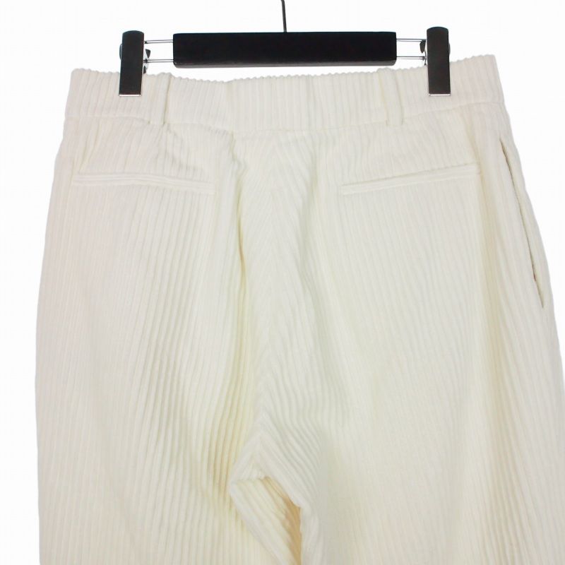 Saint Laurent Paris Corduroy Tack Pants 38 White — view 5