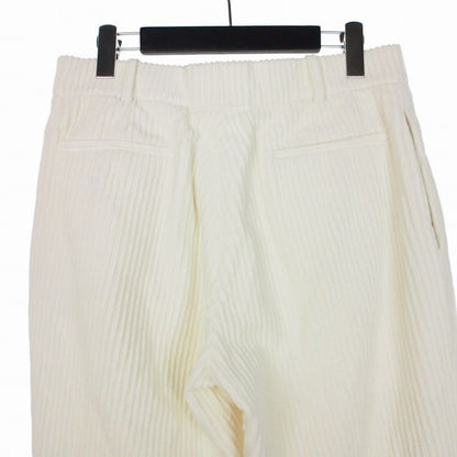 Saint Laurent Paris Corduroy Tack Pants 38 White — view 5