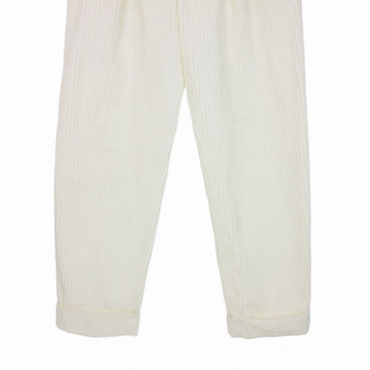 Saint Laurent Paris Corduroy Tack Pants 38 White — view 4