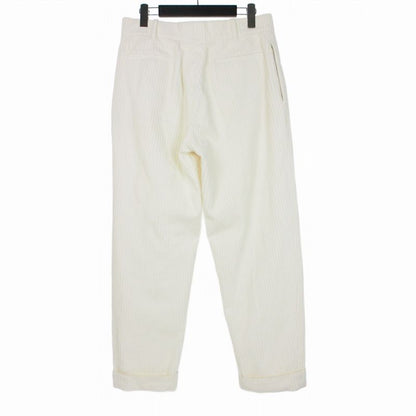 Saint Laurent Paris Corduroy Tack Pants 38 White — view 2