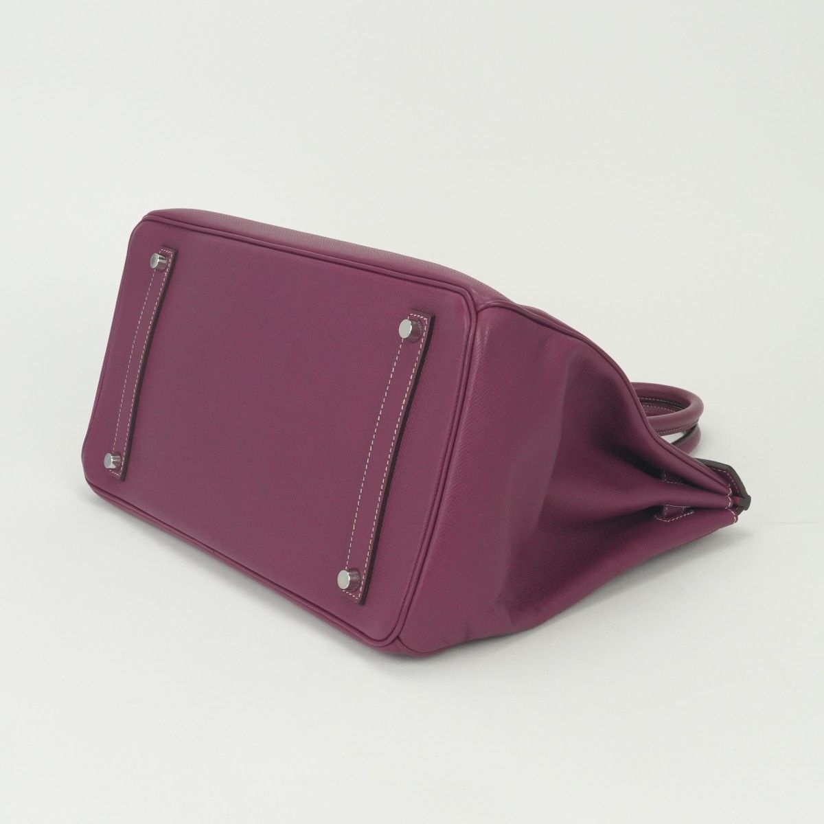 Hermes Candy Birkin 35 Tote Epsom Tosca Rosetyrien Purple Pink Silver — view 5