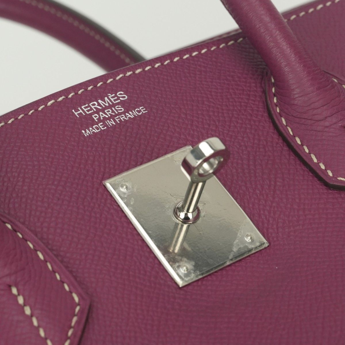Hermes Candy Birkin 35 Tote Epsom Tosca Rosetyrien Purple Pink Silver — view 8