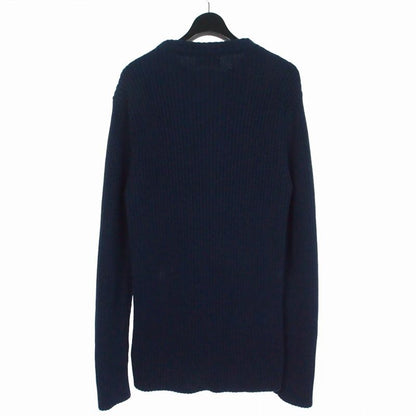 Bottega Veneta Rib Knit Sweater Long Sleeve 50 Navy Dark Blue — view 2