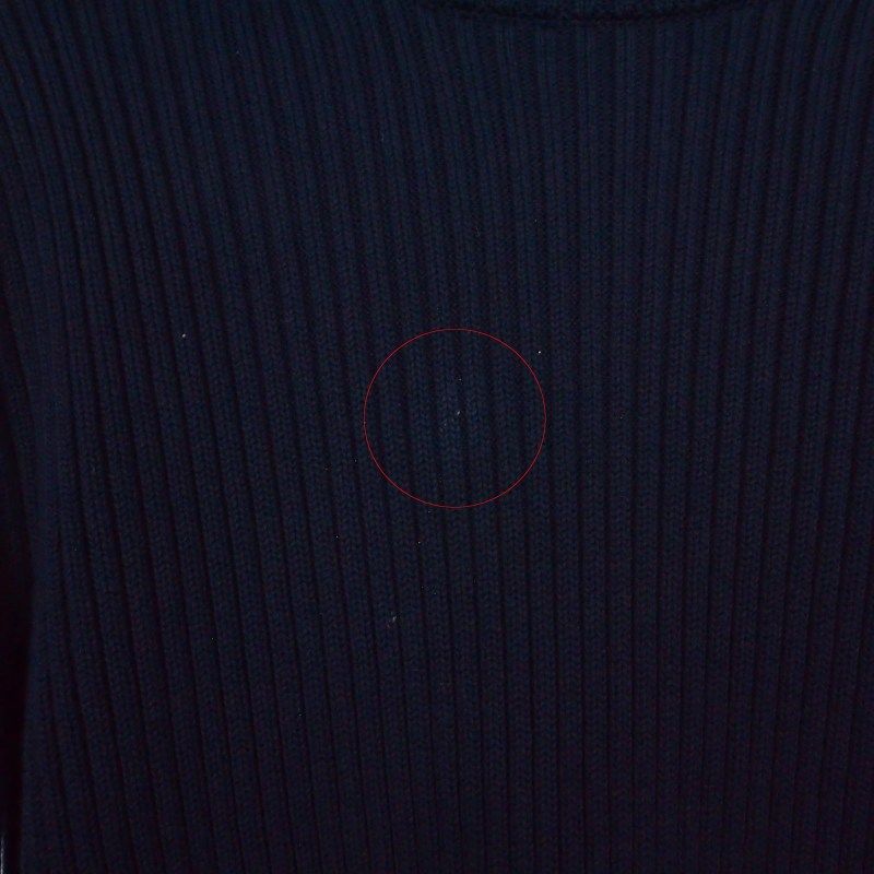 Bottega Veneta Rib Knit Sweater Long Sleeve 50 Navy Dark Blue — view 5