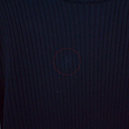 Bottega Veneta Rib Knit Sweater Long Sleeve 50 Navy Dark Blue — view 5