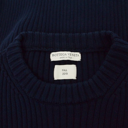 Bottega Veneta Rib Knit Sweater Long Sleeve 50 Navy Dark Blue — view 6