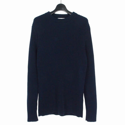 Bottega Veneta Rib Knit Sweater Long Sleeve 50 Navy Dark Blue