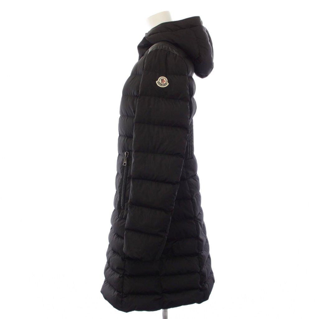Moncler Talev Down Jacket Coat Long 2 Black — view 2