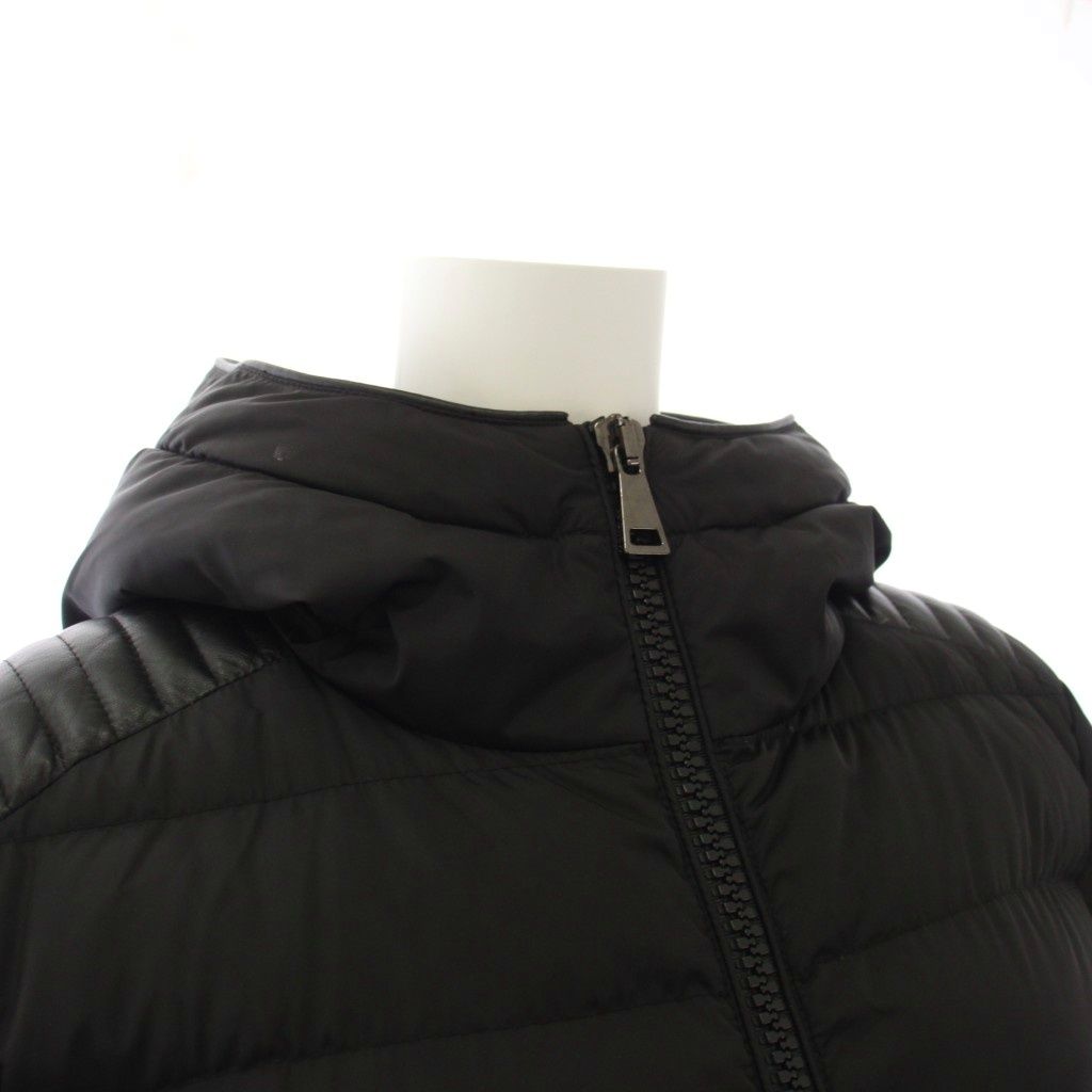 Moncler Talev Down Jacket Coat Long 2 Black — view 4