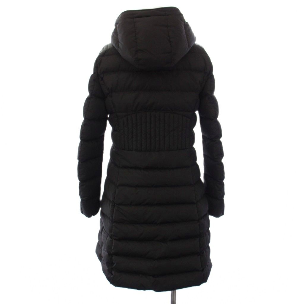 Moncler Talev Down Jacket Coat Long 2 Black — view 3