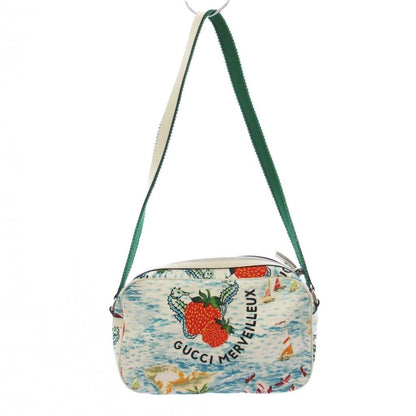 Gucci Children Shoulder Bag All Over Pattern Nylon Light Blue White — view 3