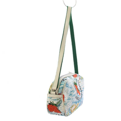 Gucci Children Shoulder Bag All Over Pattern Nylon Light Blue White — view 2