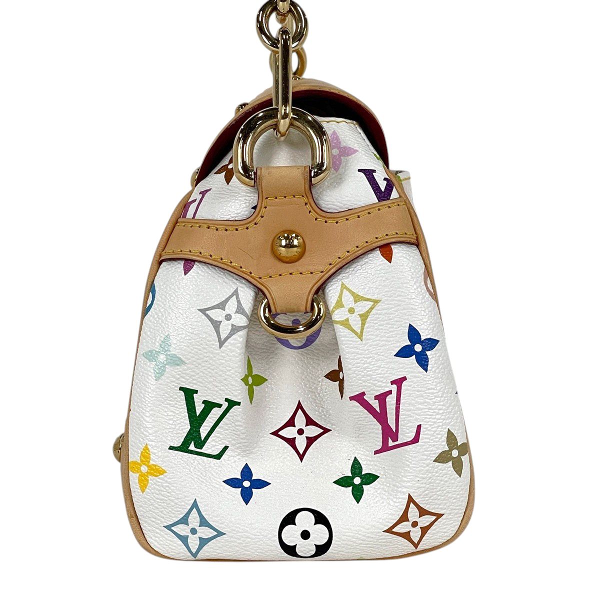 Louis Vuitton MM Shoulder Bag Monogram Multicolor Blanc — view 2