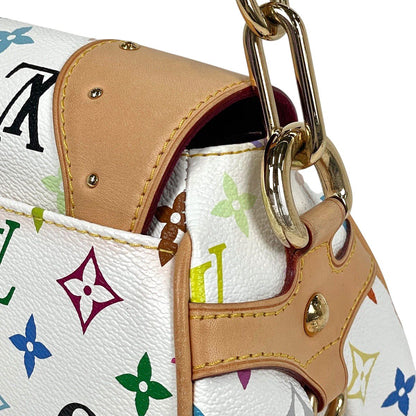 Louis Vuitton MM Shoulder Bag Monogram Multicolor Blanc — view 9