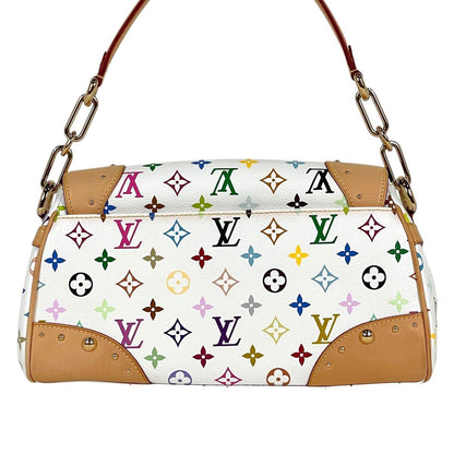 Louis Vuitton MM Shoulder Bag Monogram Multicolor Blanc — view 3
