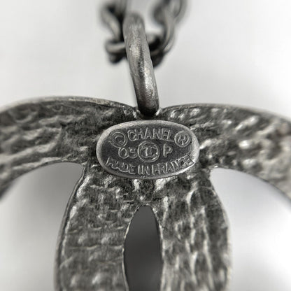 Chanel CC Logo Bracelet Silver Plated — view 4