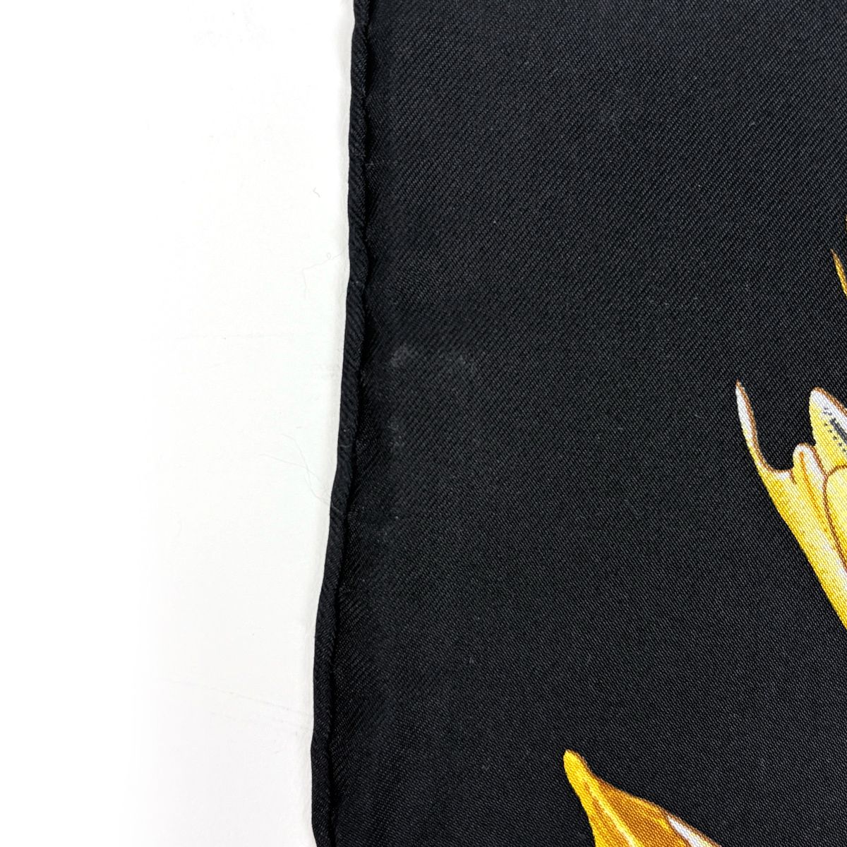 Hermes Carre 90 Passiflores Passion Flower Scarf Silk Black Multicolor — view 3